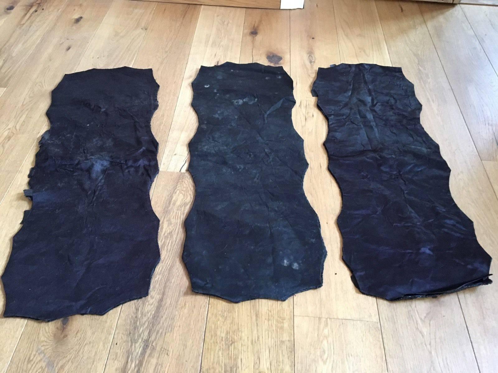 Superb 1920s hand beaded panels. Possibly for garments or pelmets? Backed with black satin silk and has inner white possibly a paper or stiff linen section, then the hand beaded extremely heavy top layer in hold and black beads on what feels like a