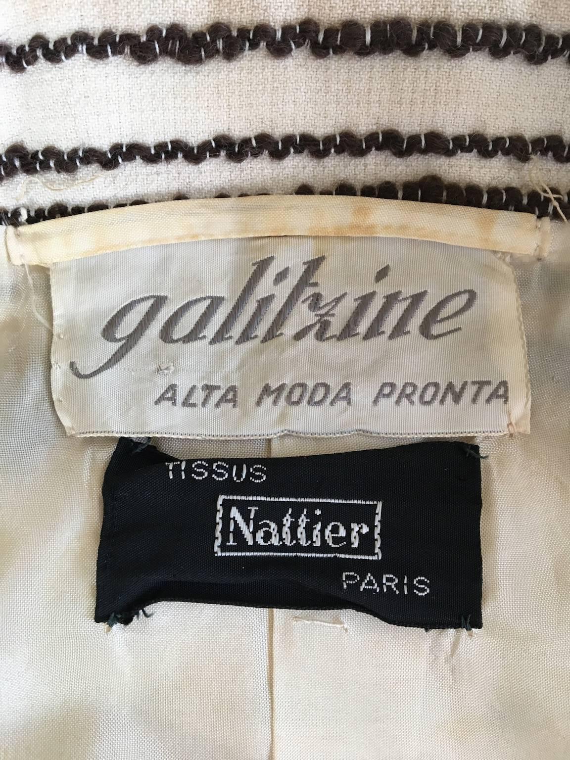 Women's Galitzine Vintage 1960s Coat  For Sale