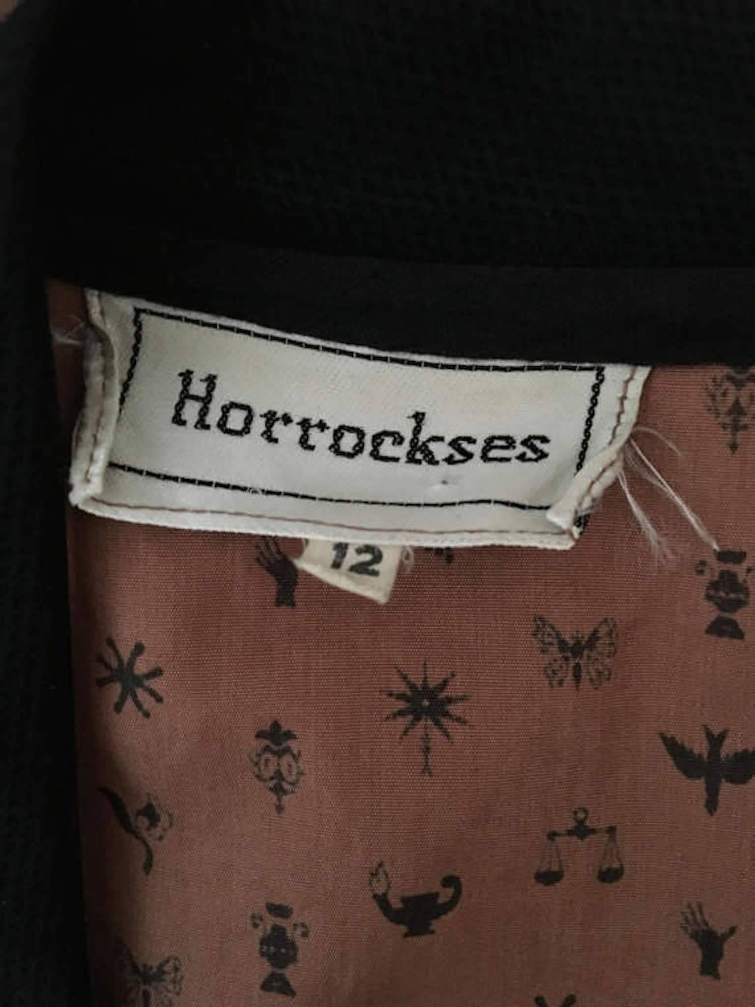 Women's Superb Vintage 1950s Horrockses Cotton Novelty Print Dress Zodiac 10 36