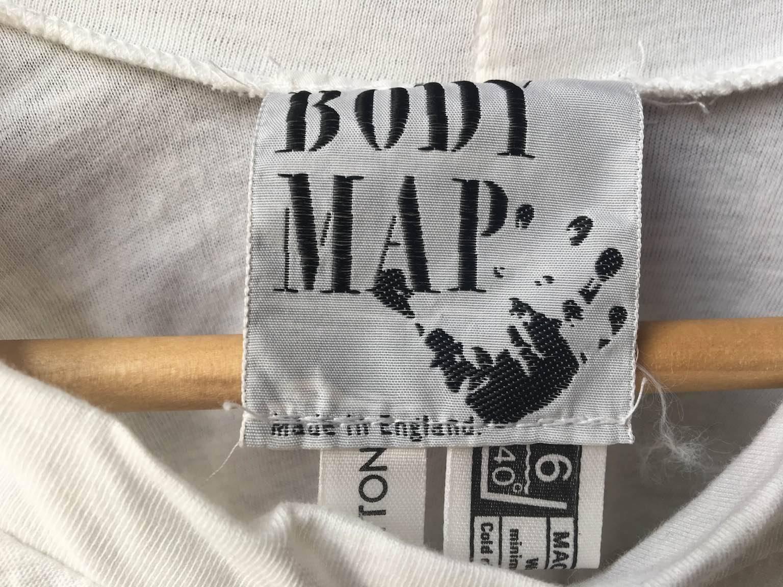  Bodymap 1984 Irregular Fit T Shirt Punk London Small In Excellent Condition In Portsmouth, Hampshire