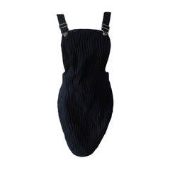 Gianni Versace Couture Pinafore Suspender Dress Fall 1994
