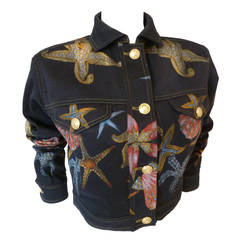 Gianni Versace Seashell Printed Jacket Spring 1992