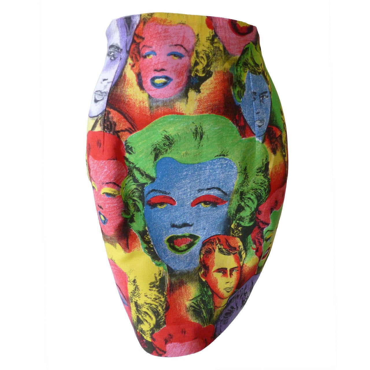 Gianni Versace Couture Marilyn Print Skirt Spring 1991 For Sale