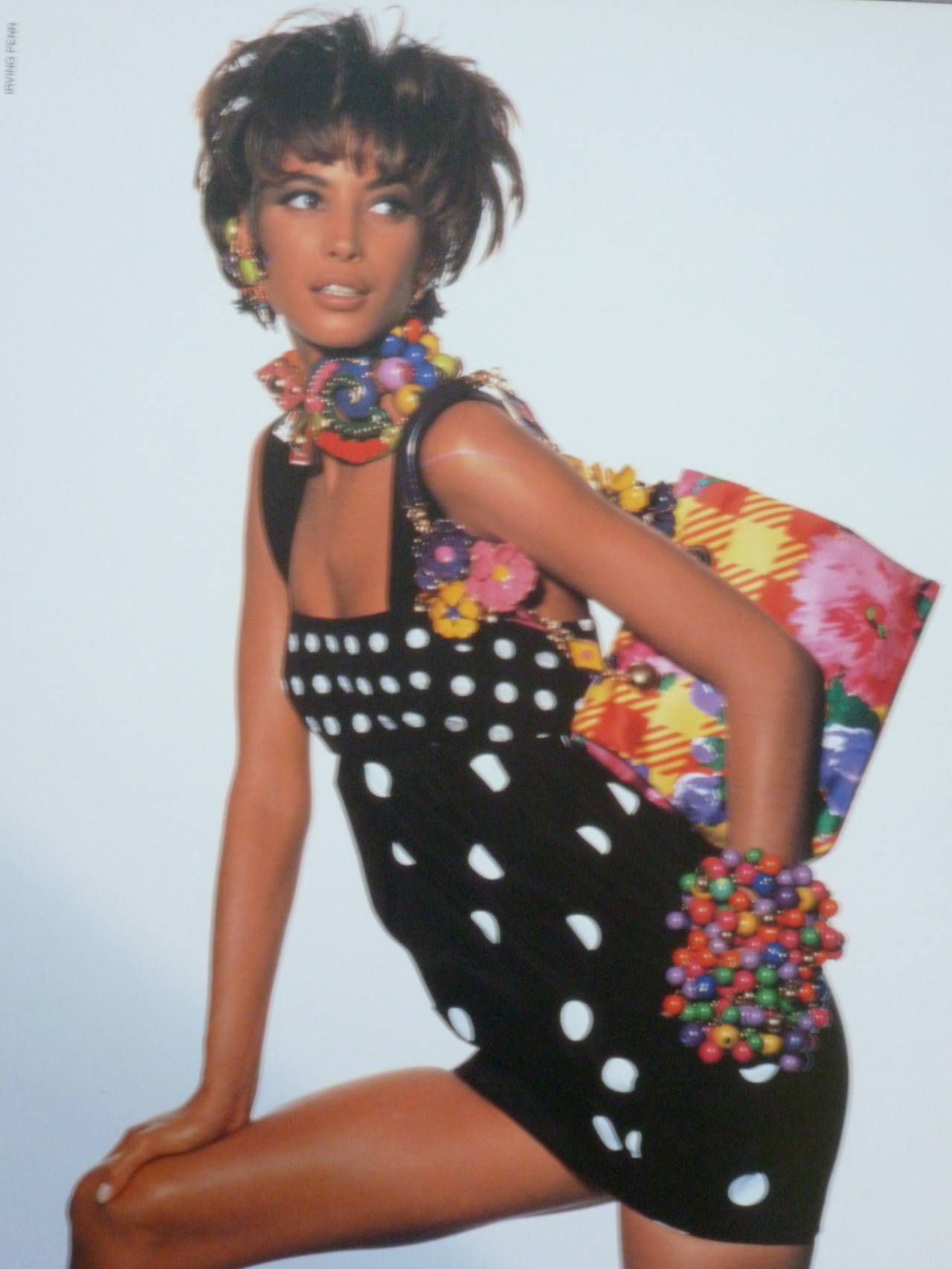 Gianni Versace Couture Polka Dot Babydoll Dress Spring 1991 In Excellent Condition For Sale In W1, GB