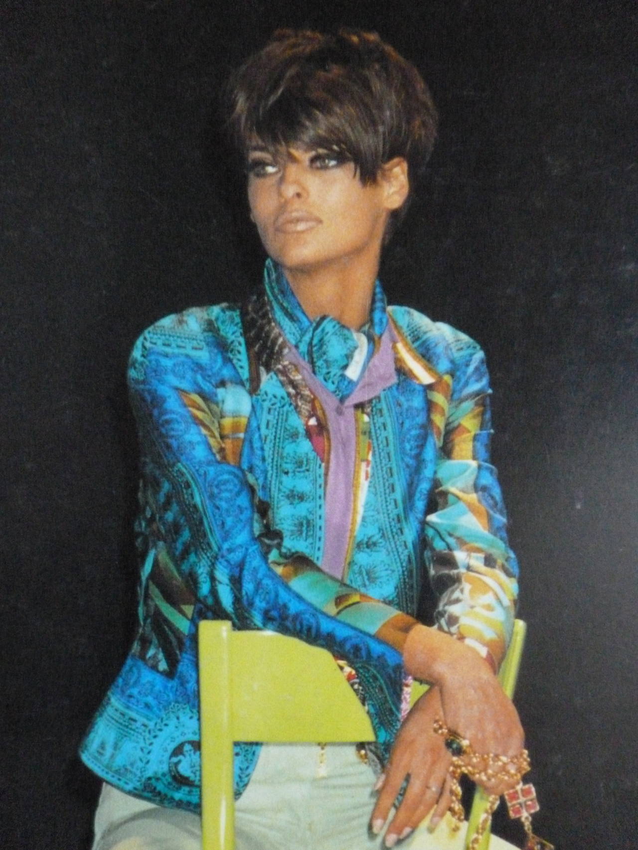 Women's Gianni Versace Couture Pop-Art Printed Jacket Spring 1991 For Sale