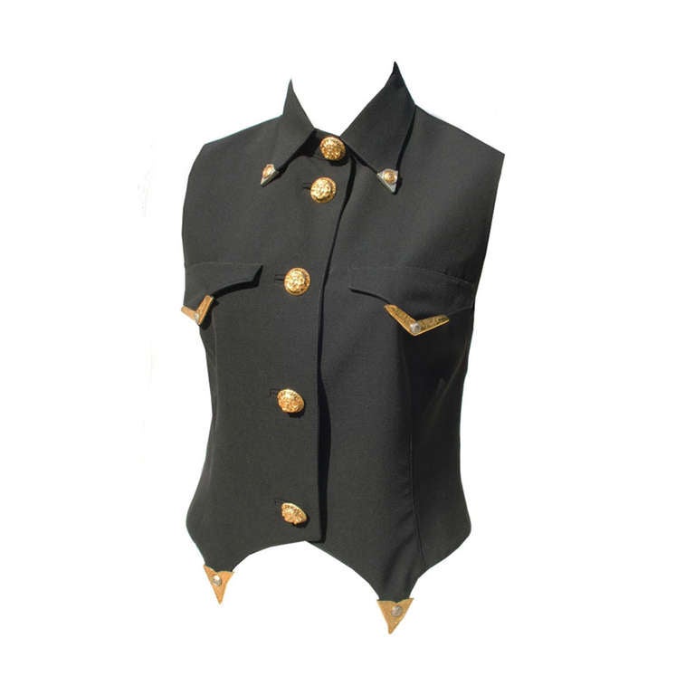 Gianni Versace Couture Cowboy Western Waistcoat Autumn/Winter 1992 For Sale