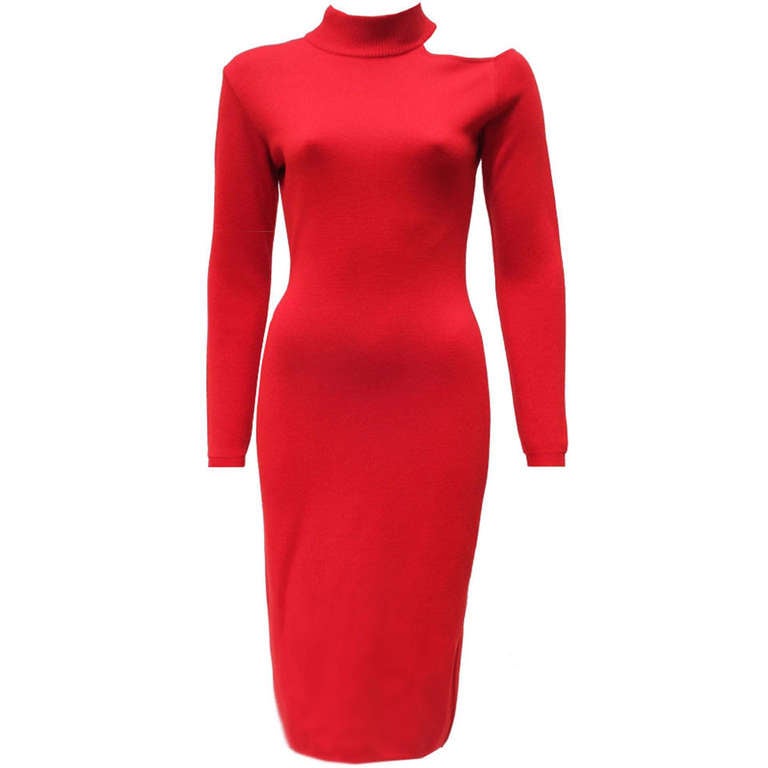 Gianni Versace Knit Dress Autumn/Winter 1997 For Sale at 1stDibs