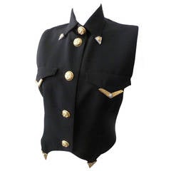 Gianni Versace Couture Cowboy Waistcoat Bondage Collection Fall 1992