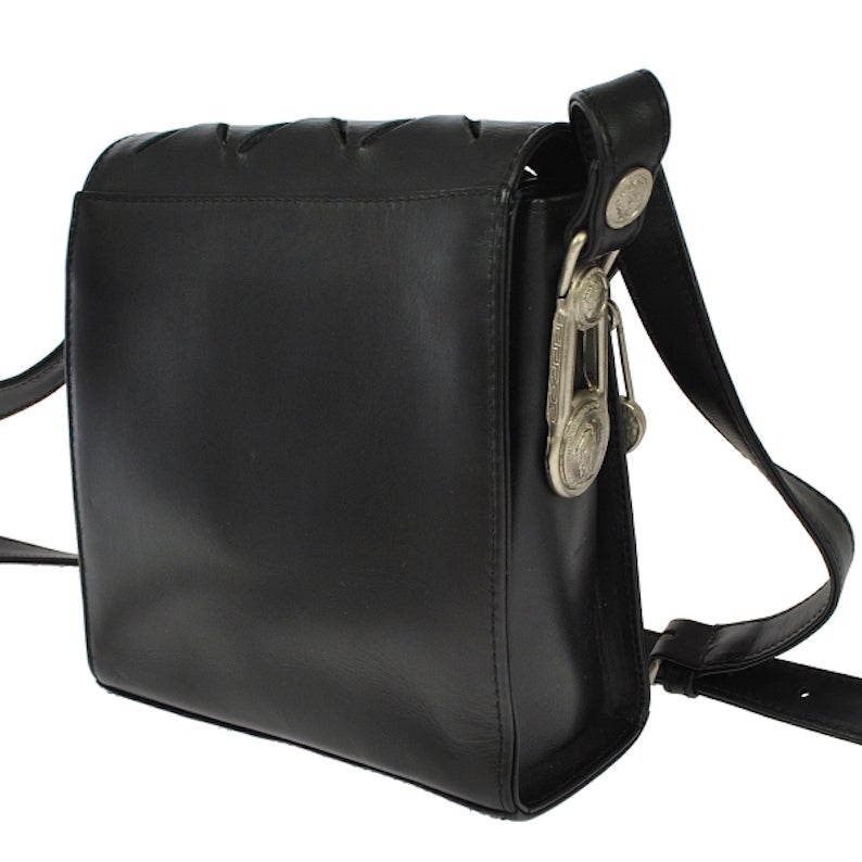 Iconic Gianni Versace Couture Safety Pin Bag Spring 1994
