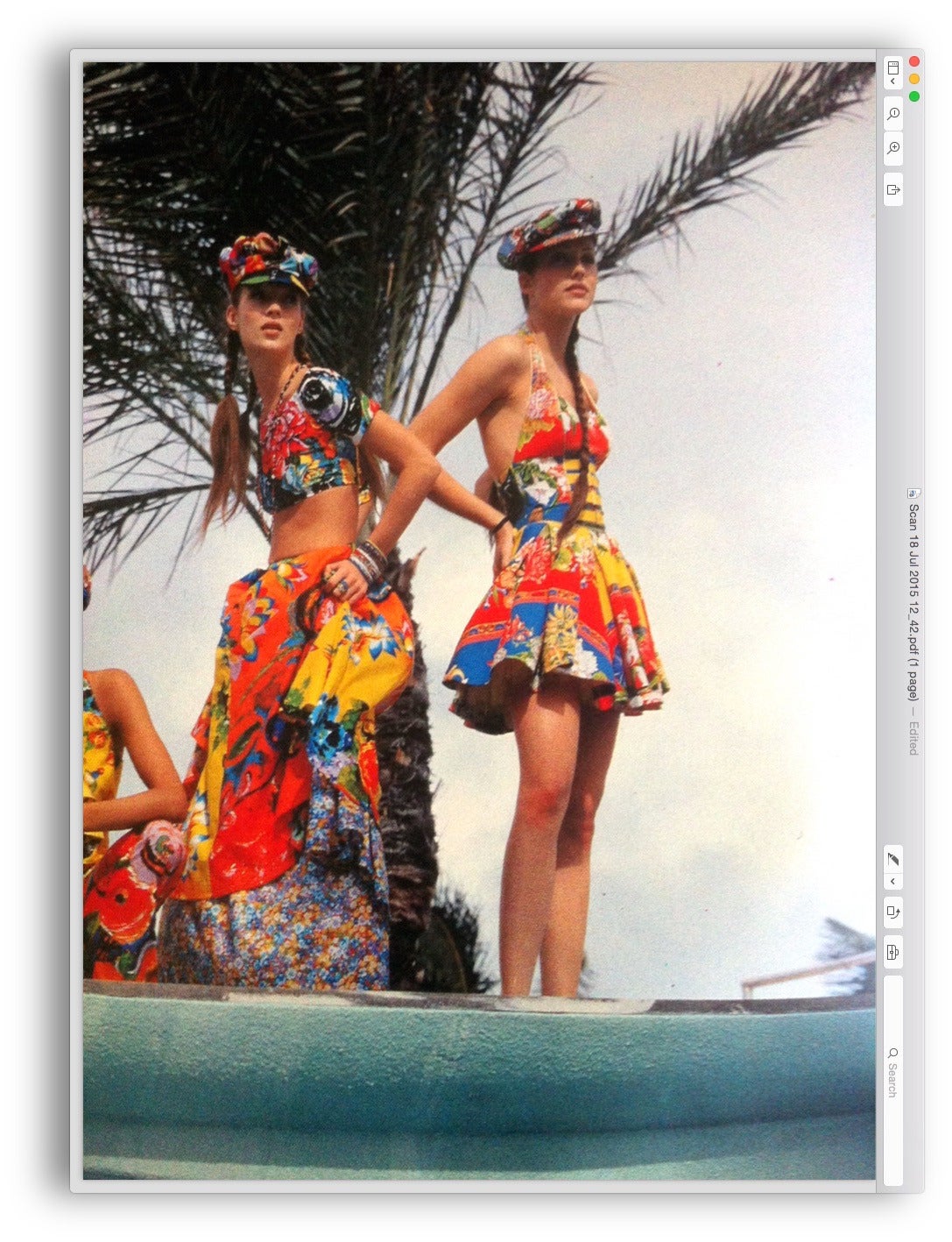 Gianni Versace Versus Printed Dress Spring 1993 For Sale 2