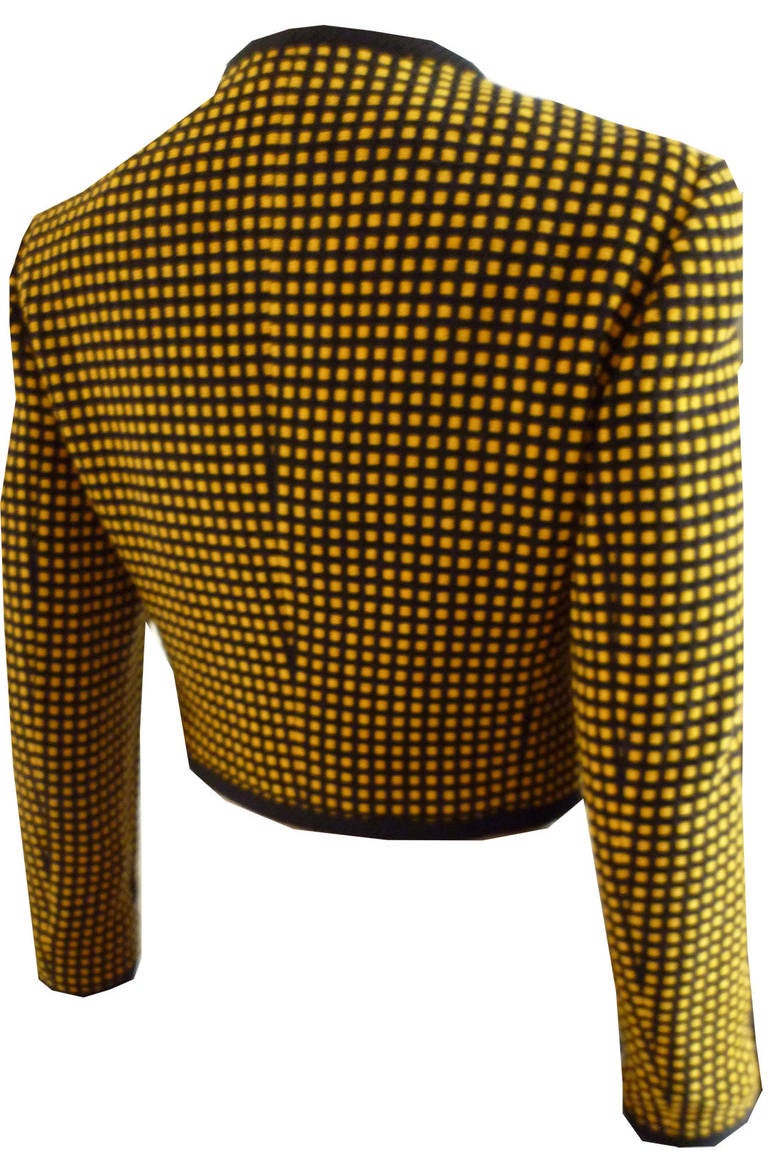 Gianni Versace Versus Short Jacket Autumn / Winter 1992 In Excellent Condition For Sale In W1, GB