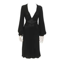 Vintage Rare Sonia Rykiel Silk Dress Spring 1992