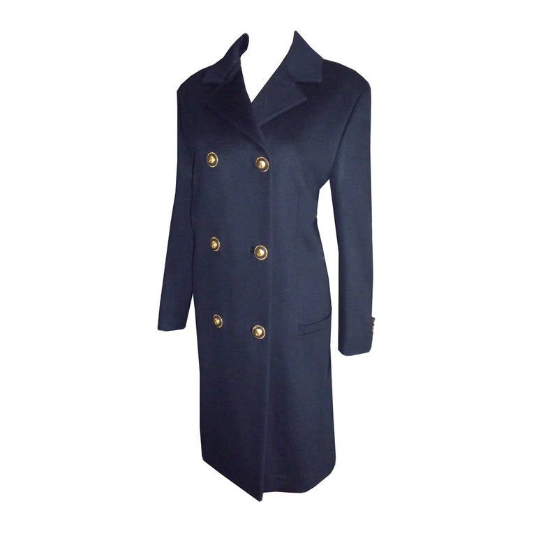 Gianni Versace Couture Overcoat Autumn / Winter 1993 For Sale
