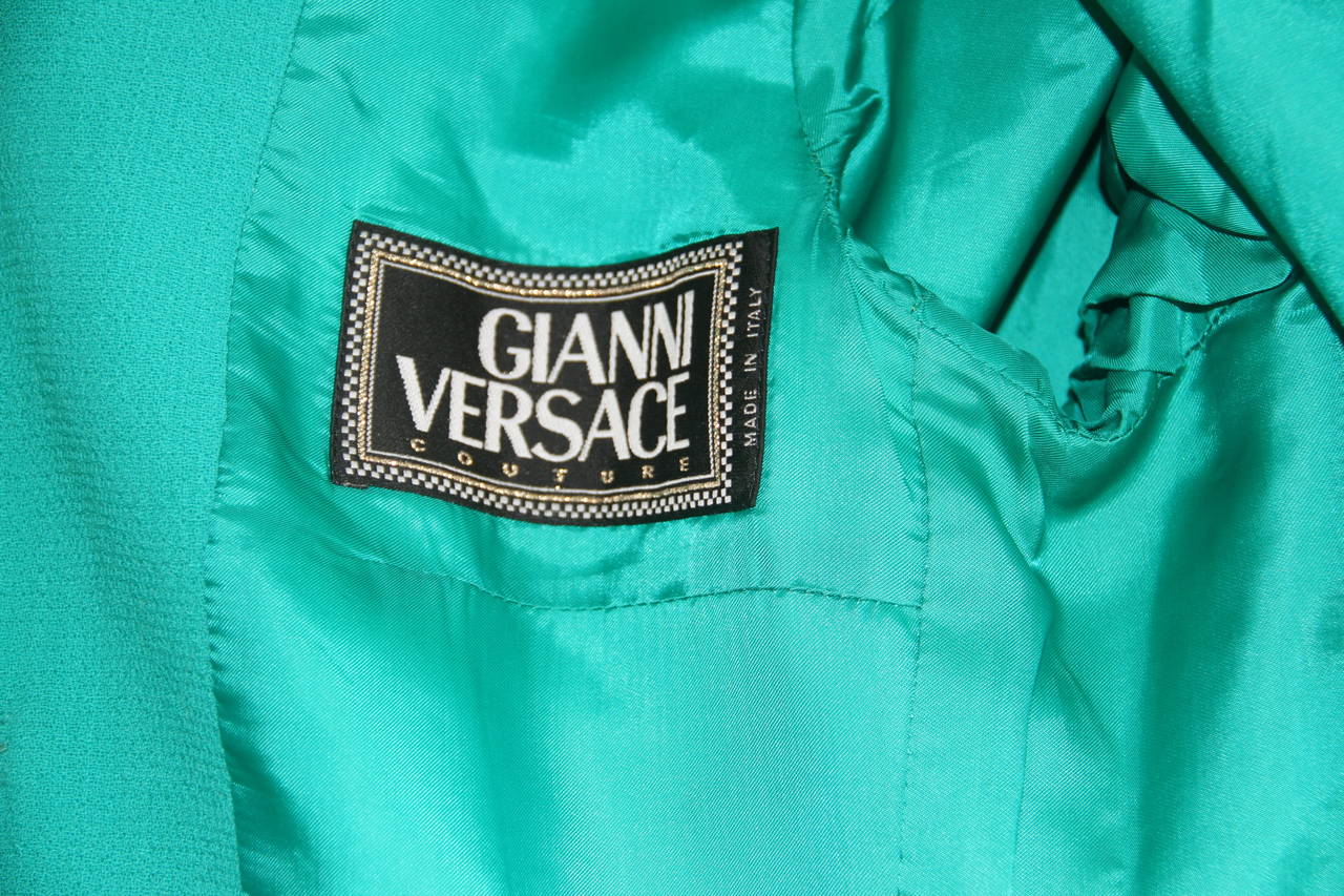 Gianni Versace Day Coat With Dress Fall 1991 In Excellent Condition For Sale In W1, GB