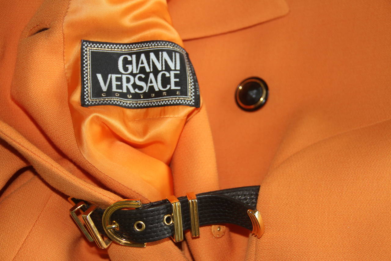 Museum Quality Gianni Versace Bondage Jacket Fall 1992 For Sale 1