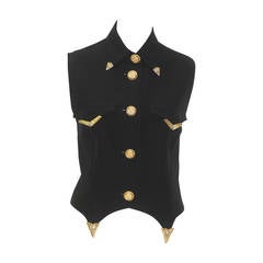 Gianni Versace Bondage Collection Waistcoat Vest Fall 1992