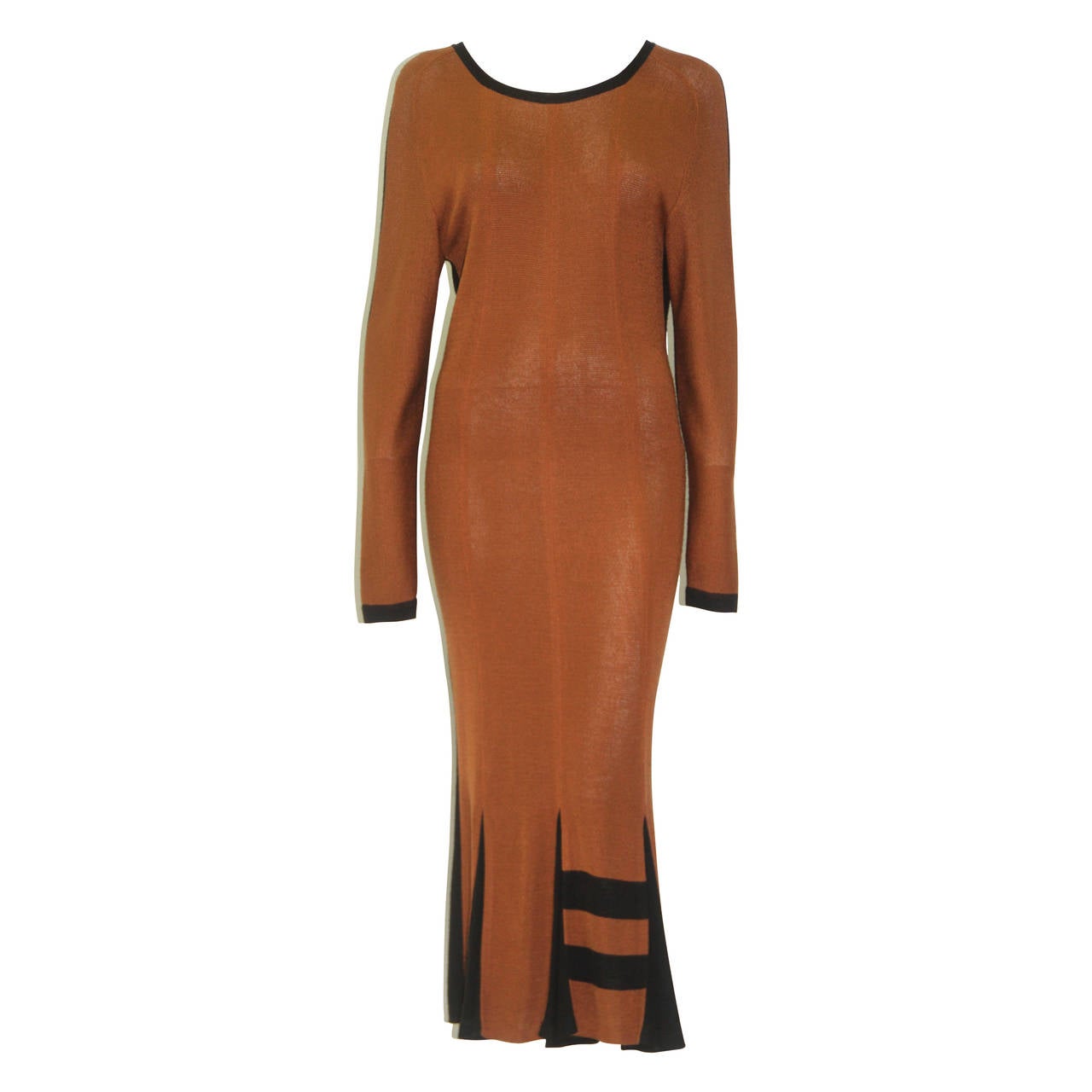 Rare Angelo Tarlazzi Knitted Dress 1980's For Sale
