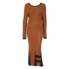 Rare Angelo Tarlazzi Knitted Dress 1980's