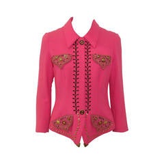 Museum Quality Atelier Versace Cowgirl Western Jacket Fall 1992