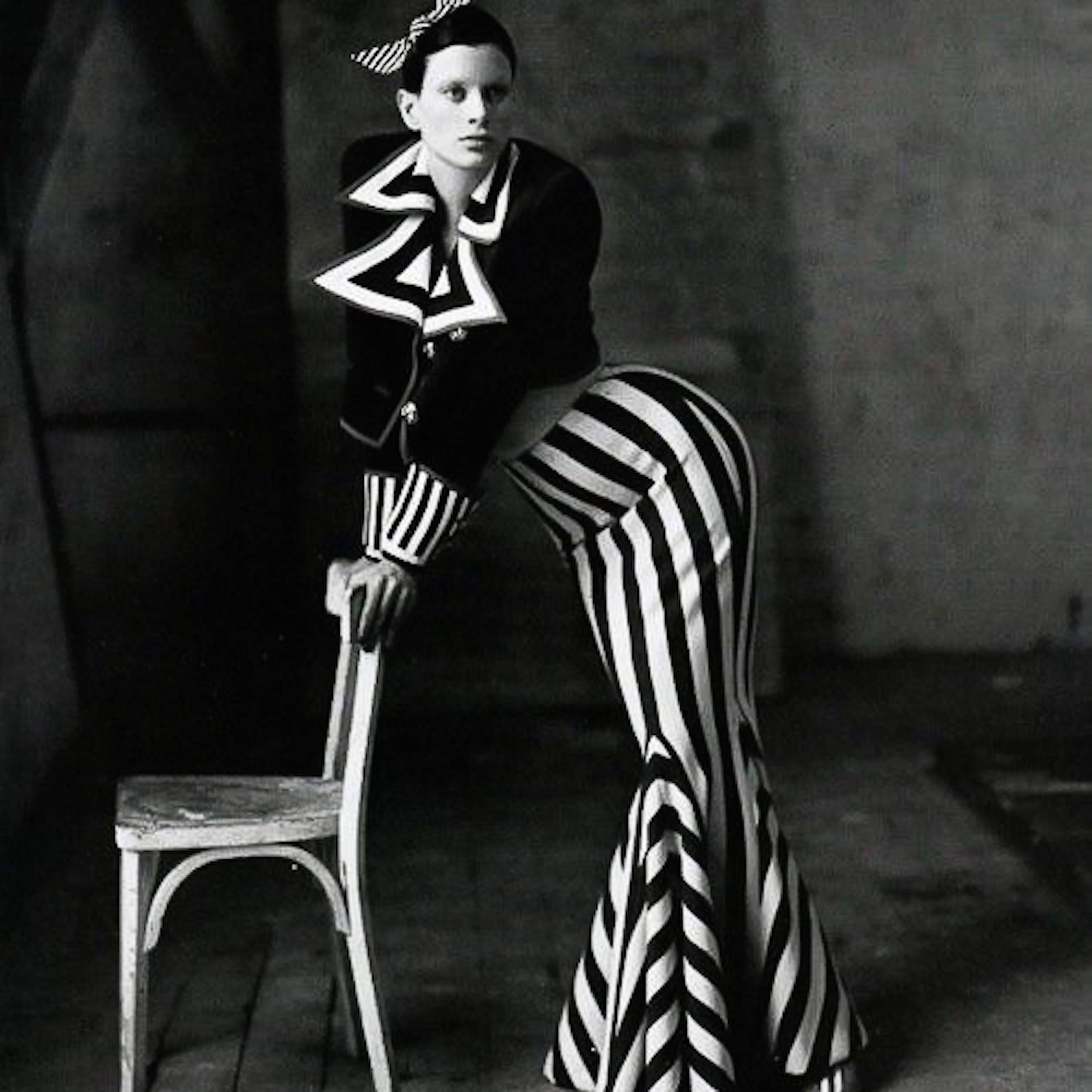 Important Atelier Versace Nautical Striped Pants Spring 1993 In New Condition For Sale In W1, GB