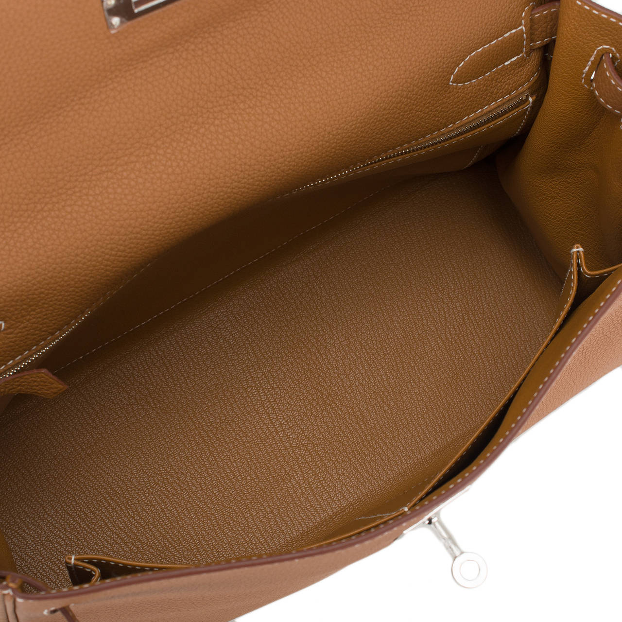 Hermes Gold Togo Kelly 32cm Palladium Hardware 2