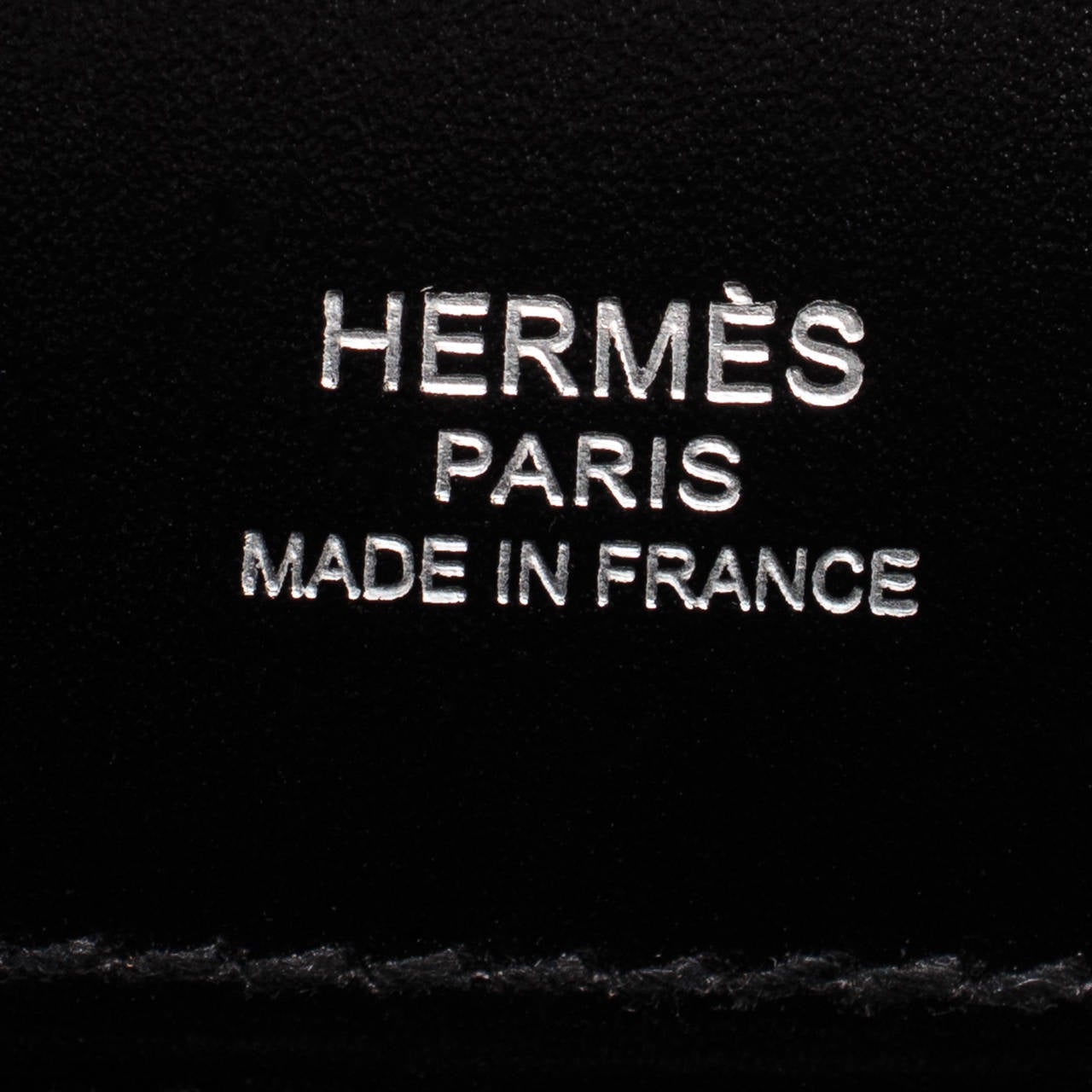 Hermes Black Box Kelly Cut Palladium Guilloche Hardware 1