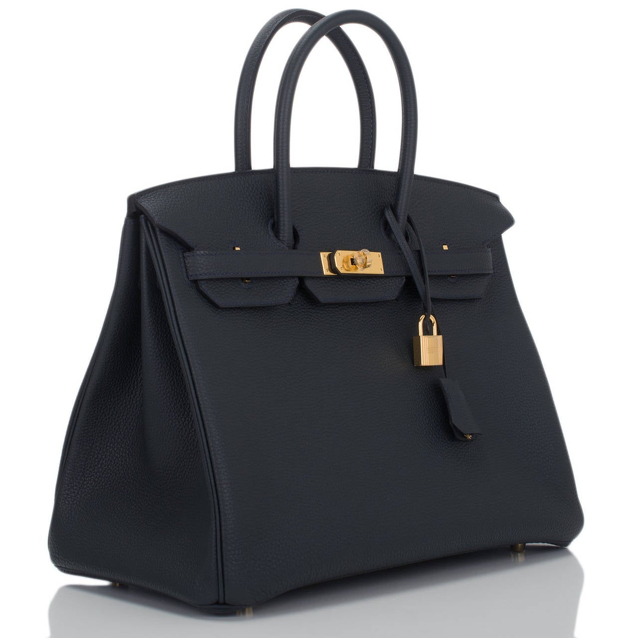 Hermes Blue Ocean Togo Birkin 35cm Gold Hardware