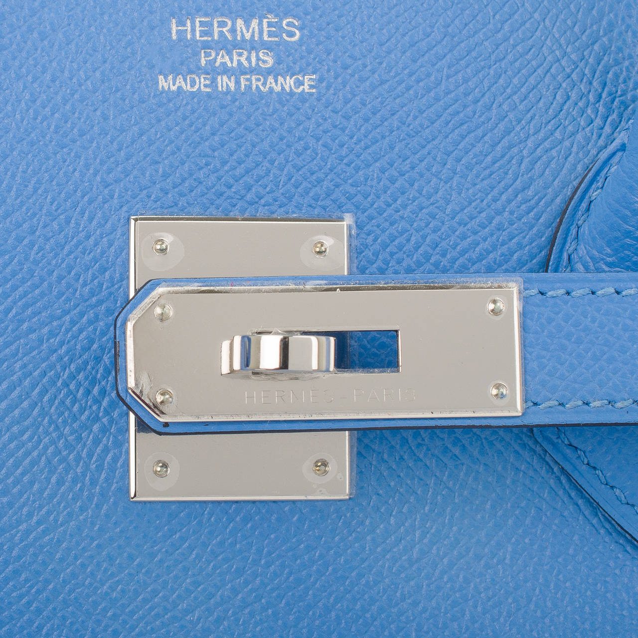 Hermes Blue Paradise Epsom Birkin 35cm Palladium Hardware 1