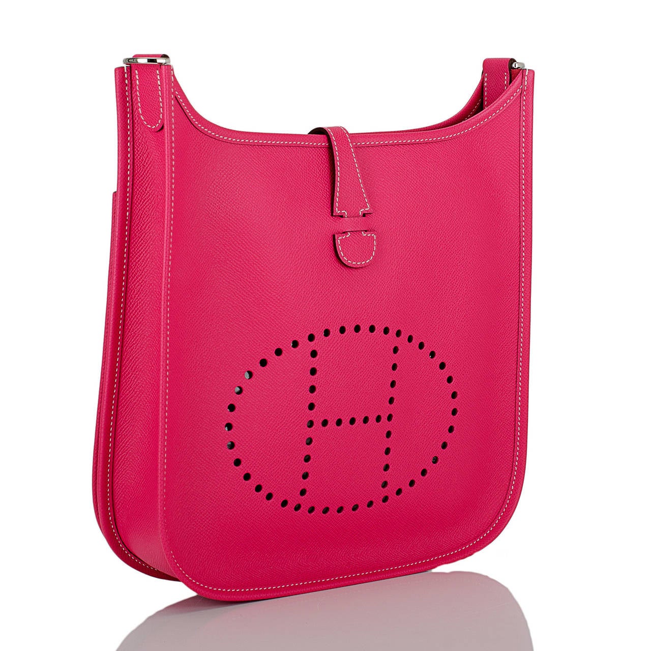 Hermes Rose Tyrien Epsom Evelyne III PM at 1stdibs Hermes Rose Tyrien Epsom Evelyne III PM at 1stdibs