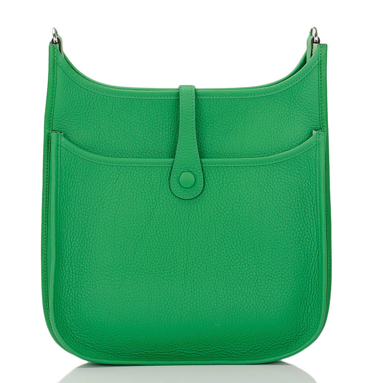Green Hermes Bamboo Clemence Evelyne III PM