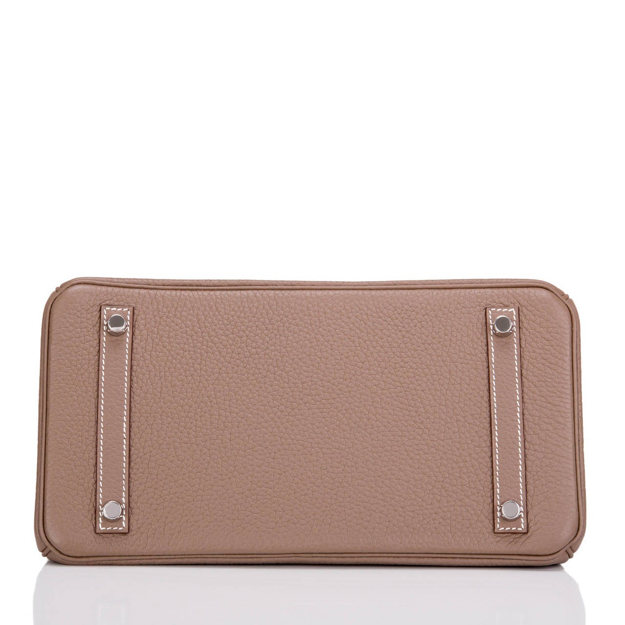 Hermes Etoupe Togo Birkin 35cm Palladium Hardware  