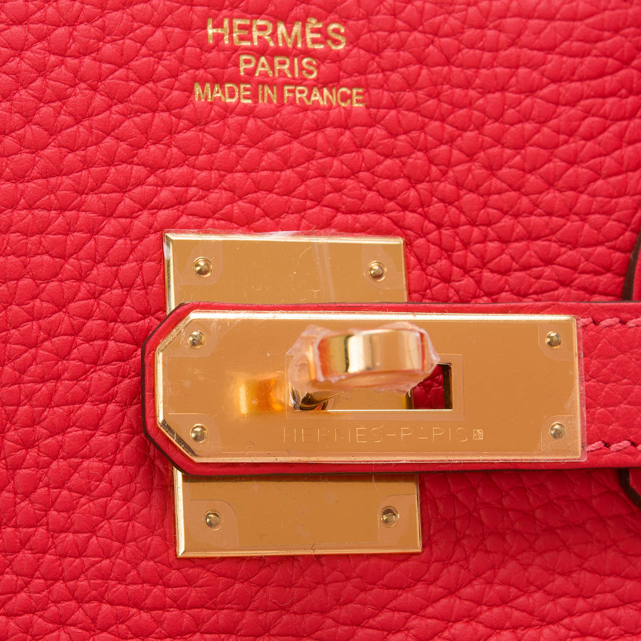 Hermes Rouge Pivoine Togo Birkin 35cm Gold Hardware 2
