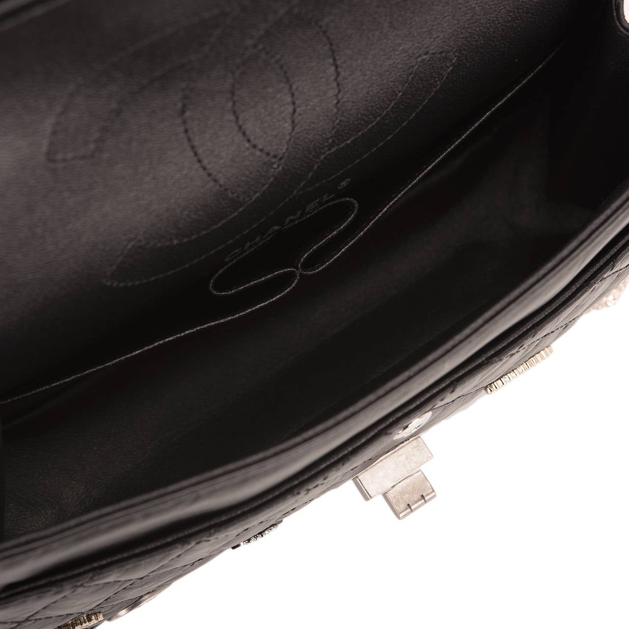 Chanel Black Reissue 2.55 Lucky Charm Bag 2