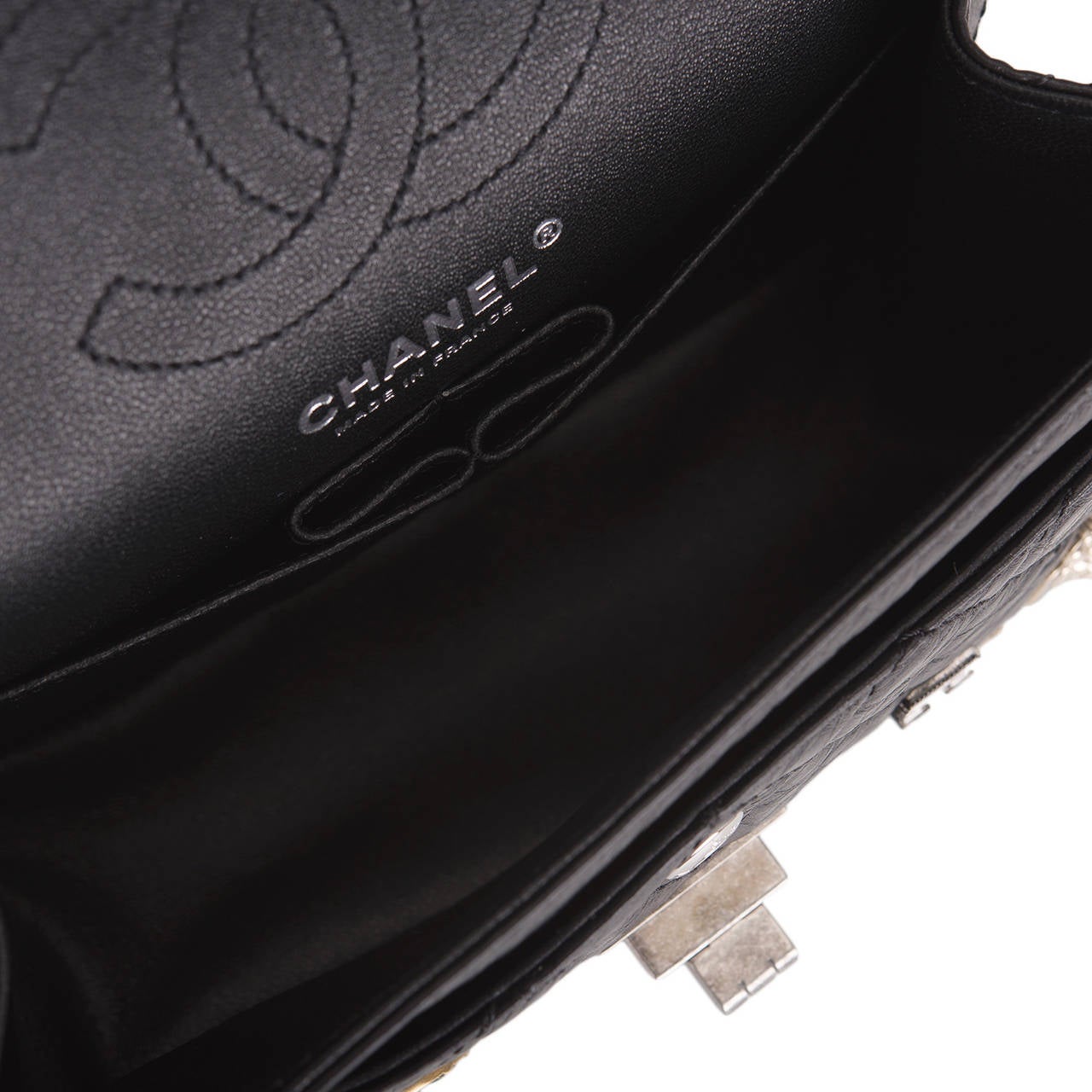 Chanel Black Reissue 2.55 Lucky Charm Bag 1