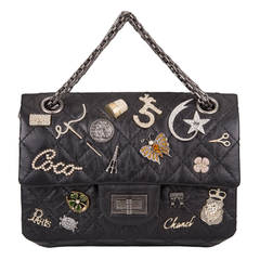 Chanel Black Reissue 2.55 Lucky Charm Bag