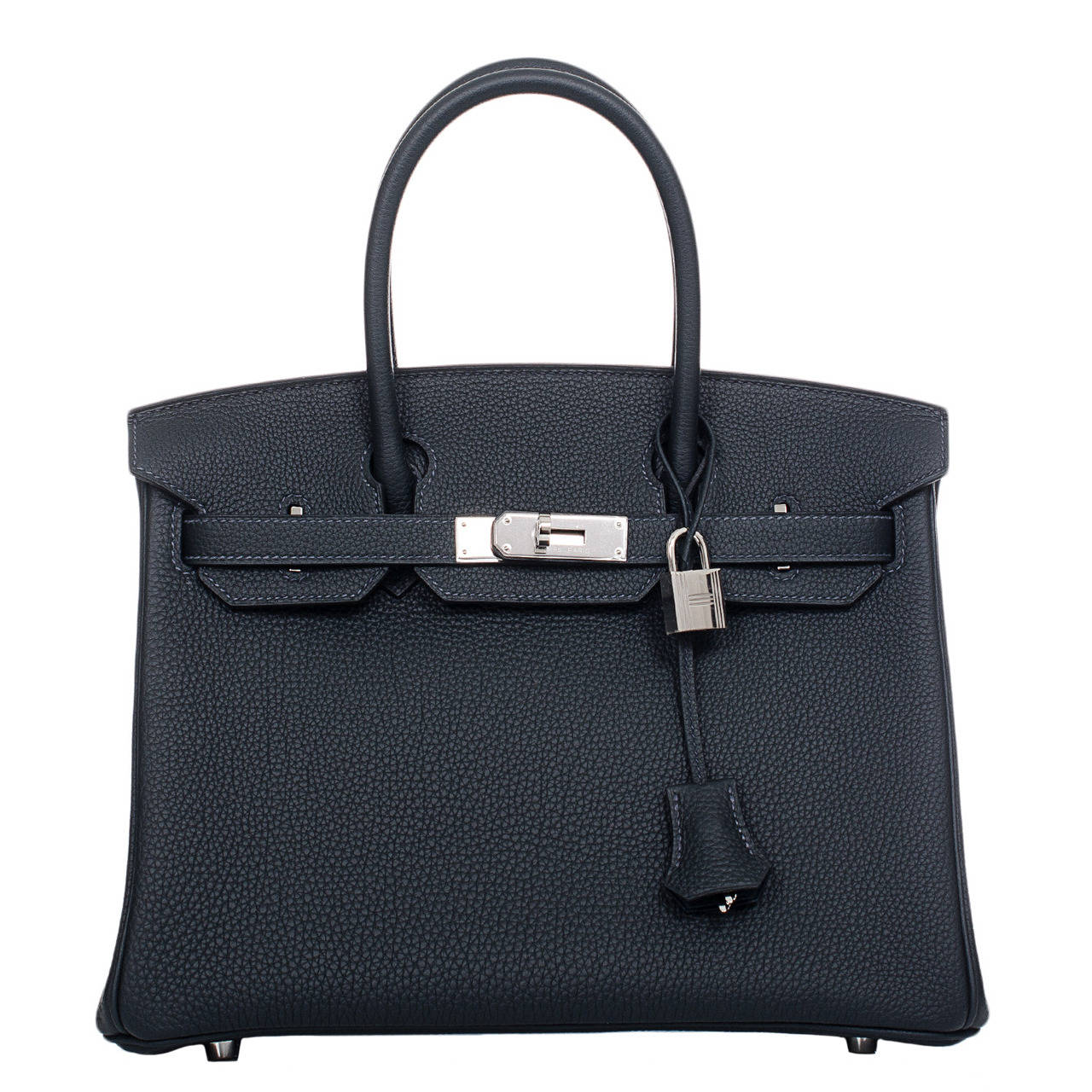 Hermes Blue Ocean Togo Birkin 30cm Palladium Hardware