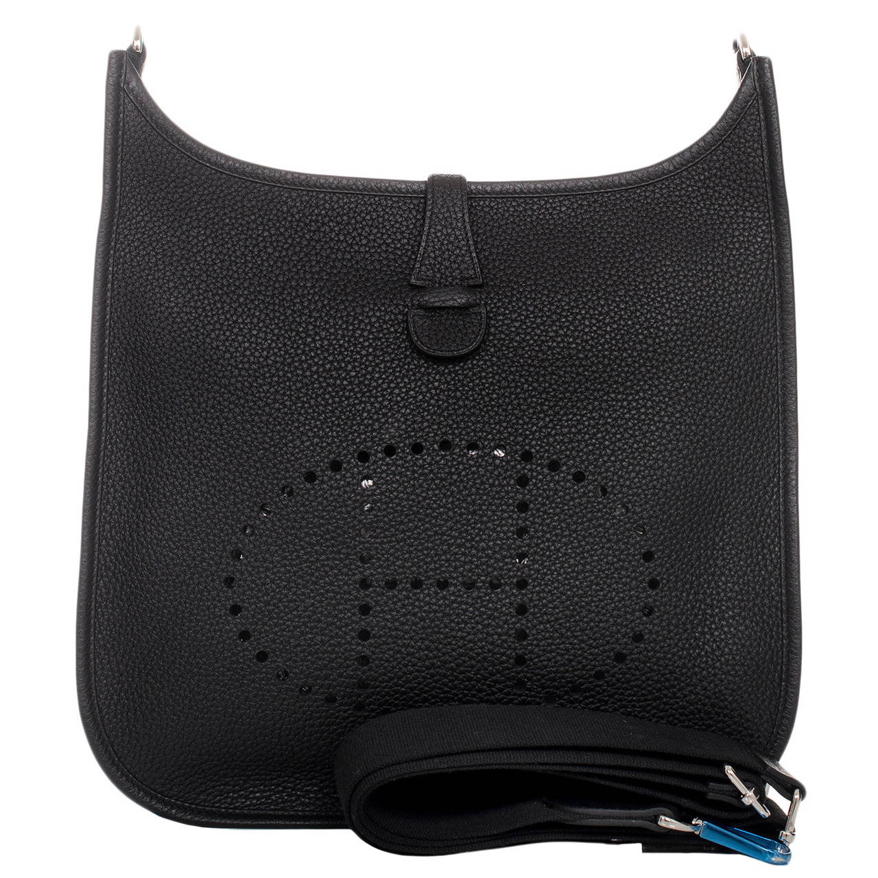 Hermes Black Clemence Evelyne III PM