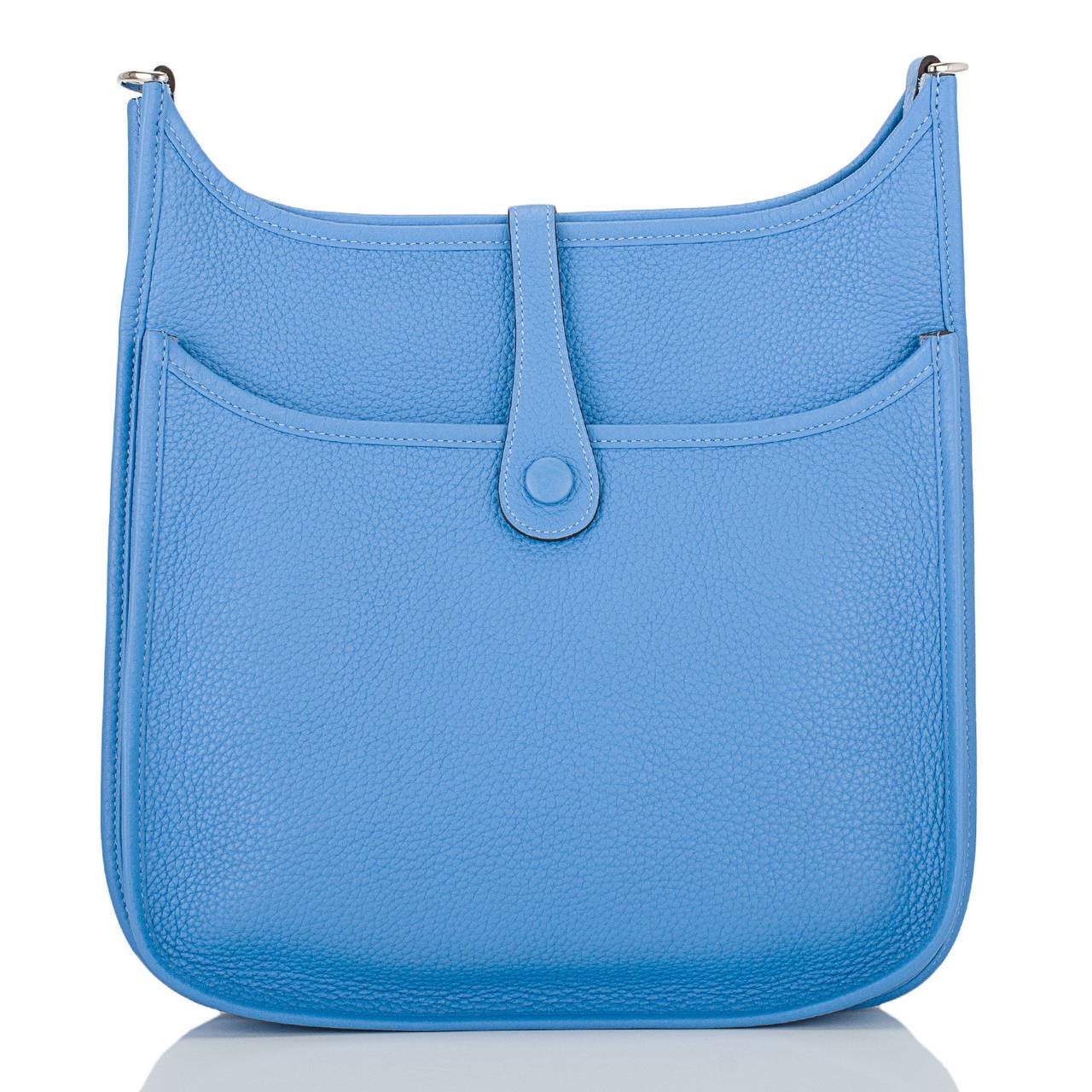 Hermes Blue Paradise Clemence Evelyne III PM In New Condition In New York, NY