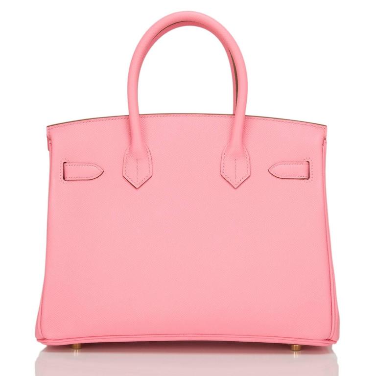 Hermes Rose Confetti Epsom Birkin 30cm Gold Hardware at 1stDibs