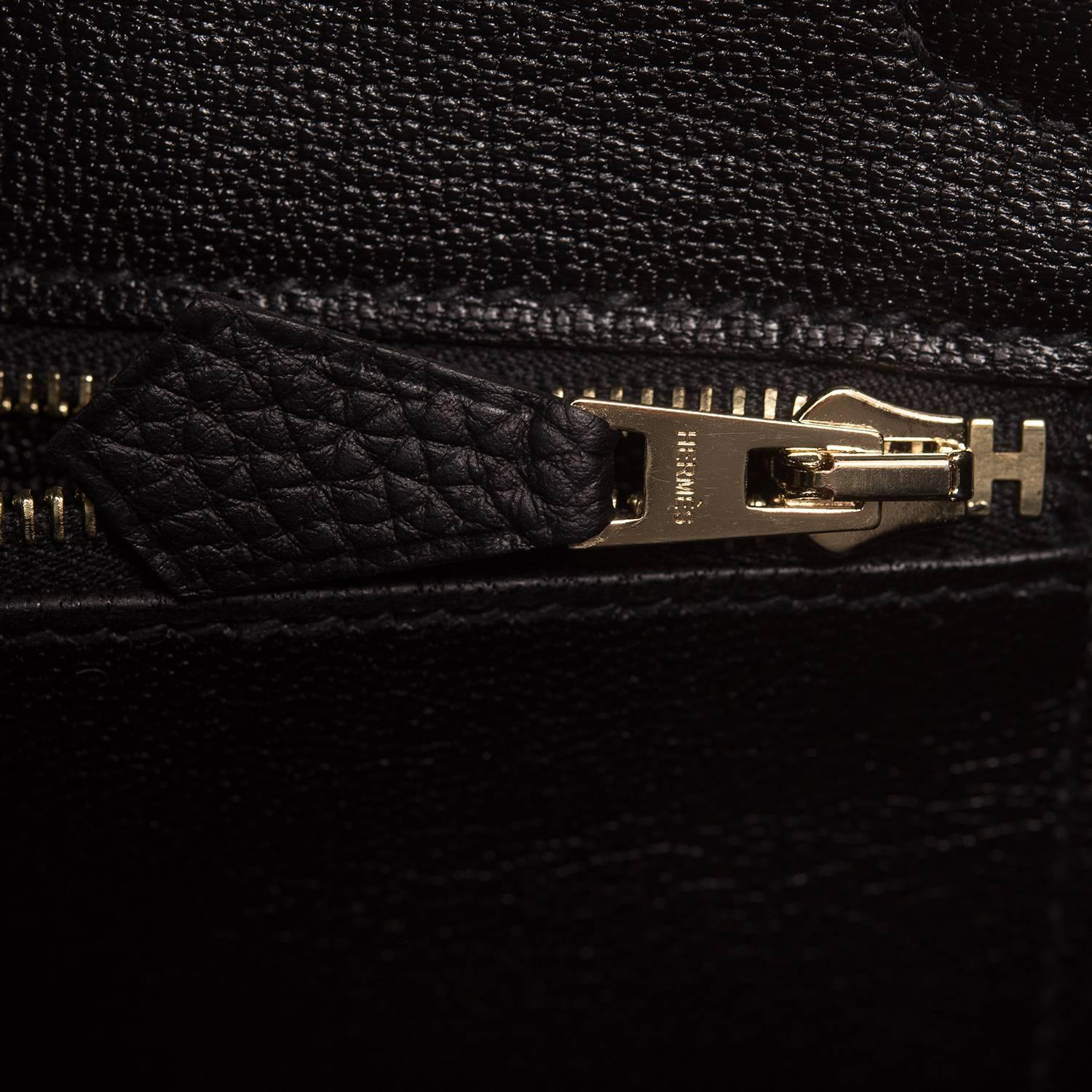 hermes hss black and indigo togo birkin 40cm brushed gold hardware hermes hss black and indigo togo birkin 40cm brushed gold hardware