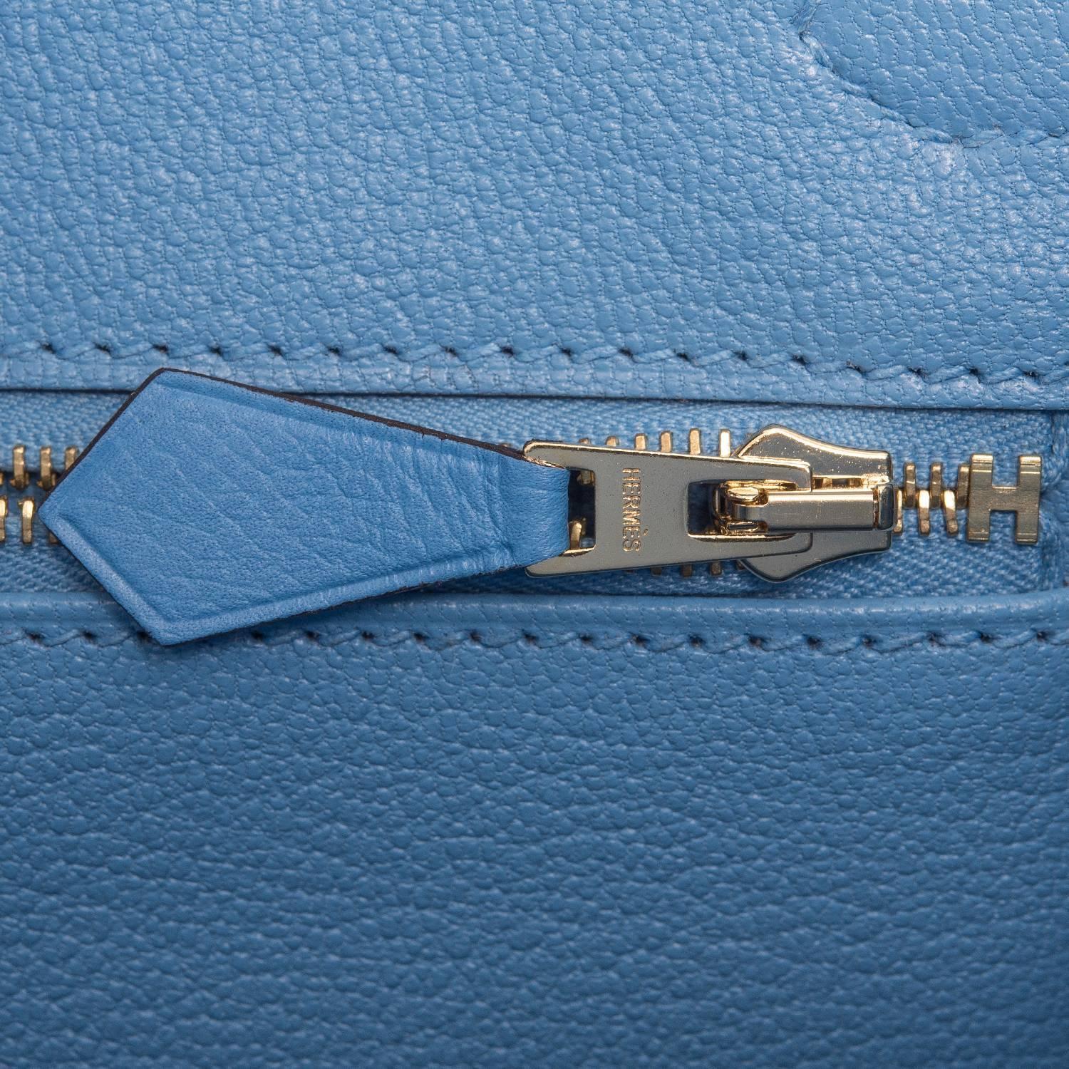 Hermes Handbag Birkin 25 Togo Raisin Gold Hardware 2015