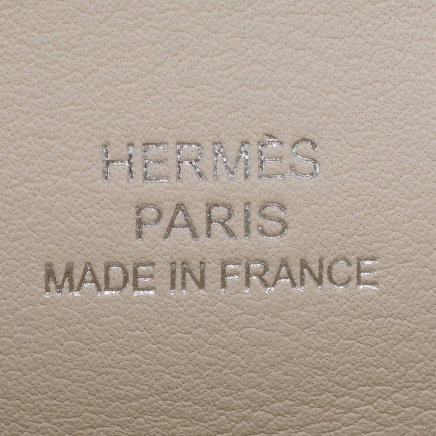 Hermes Craie Swift Kelly Pochette In New Condition In New York, NY