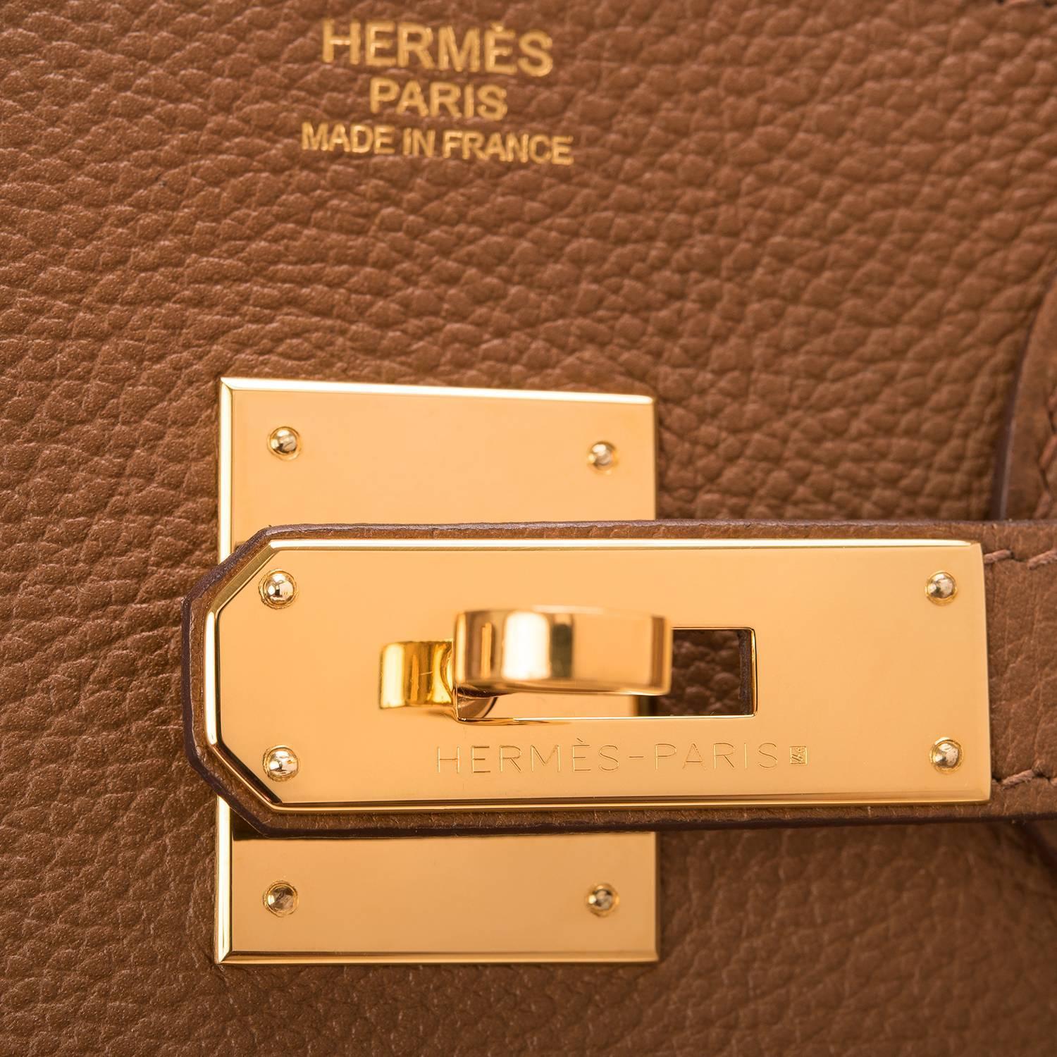 hermes 35cm epsom alezan birkin bag with palladium hardware