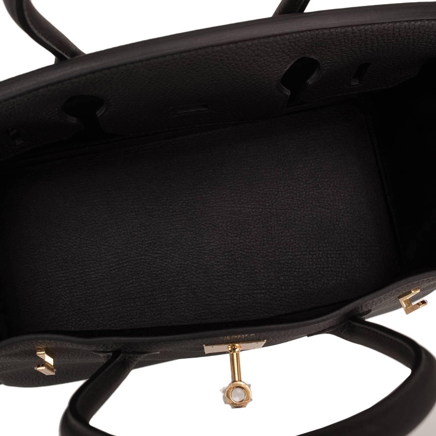 Hermes Black Togo Birkin 30cm Gold Hardware For Sale at 1stdibs  