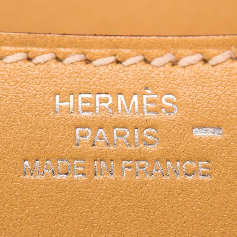 Hermes Paille Mini Constance 18cm Lizard H Closure at 1stDibs