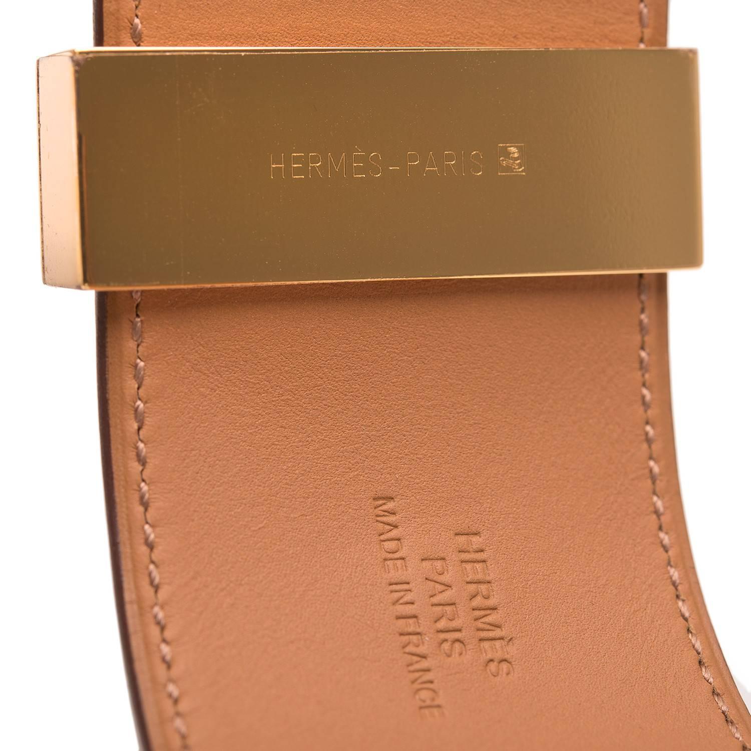 Women's Hermes Anemone Swift Collier De Chien (CDC) Bracelet Small For Sale