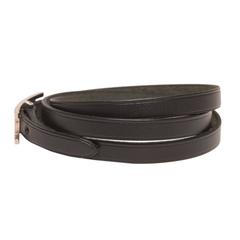 Hermes Black Leather Hapi 3 GM Bracelet