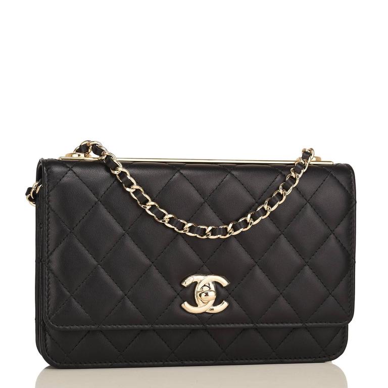 Chanel Black Quilted Lambskin Trendy CC Wallet On Chain (WOC) at 1stDibs  chanel  trendy cc woc, chanel trendy cc wallet on chain, chanel woc trendy cc