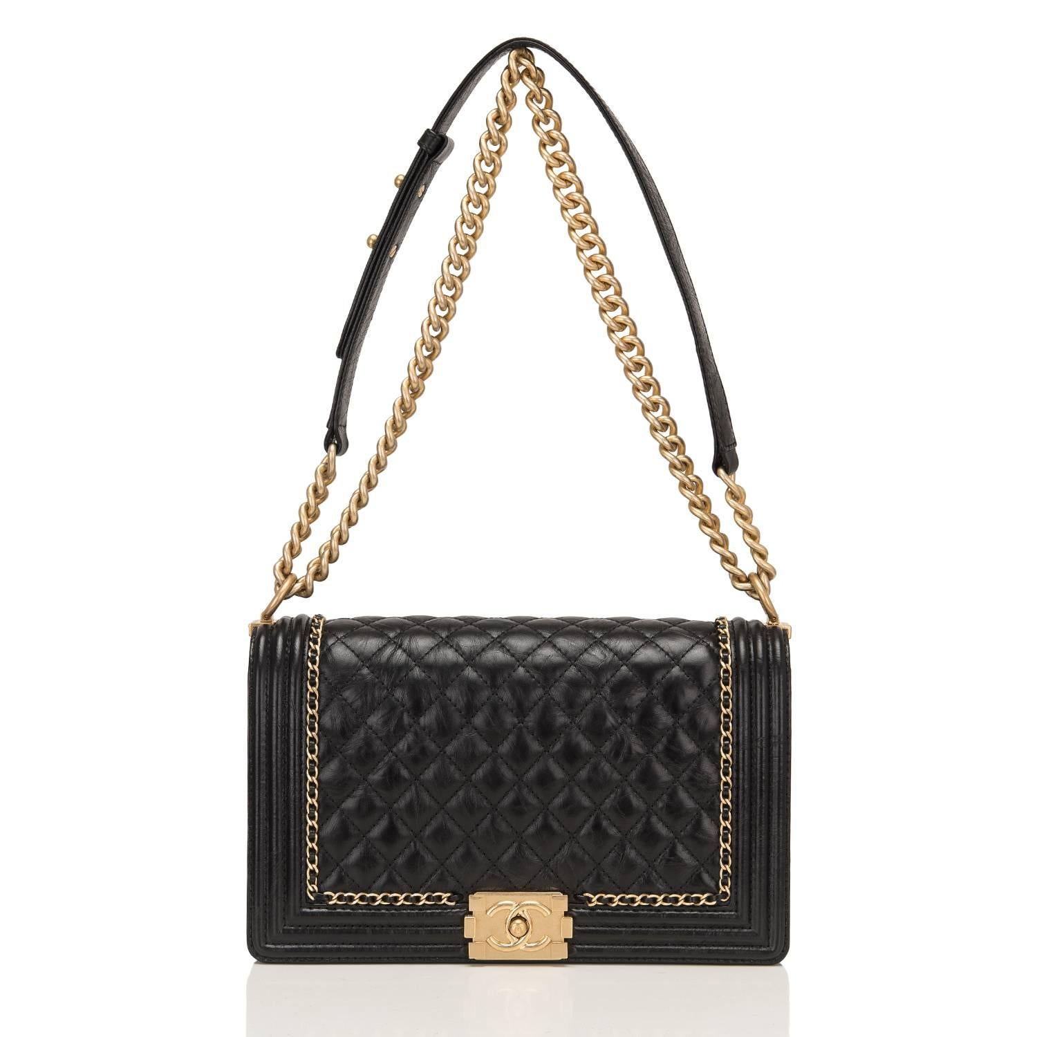 Women's Chanel Black Calfskin New Medium 