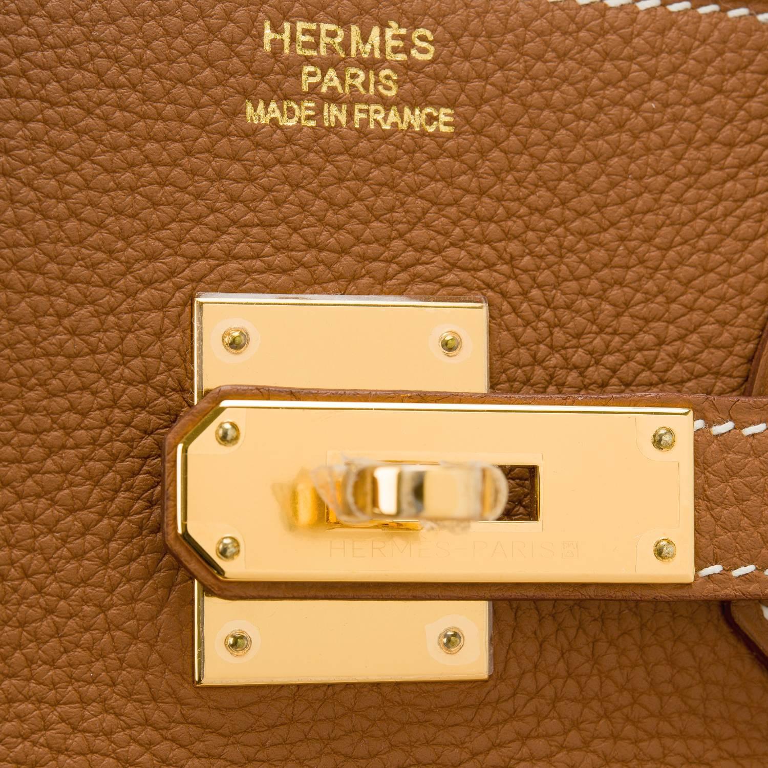 Hermes Gold Togo Birkin 35cm Gold Hardware For Sale 1
